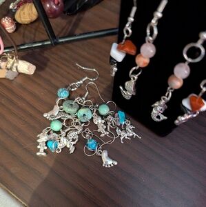 HANDMADE Jewelry Mystery Box earrings chokers/necklaces rings bracelets 4pc Lot